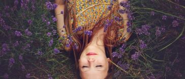woman high on cannabis