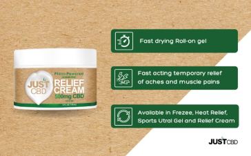 justcbd cbd relief cream review